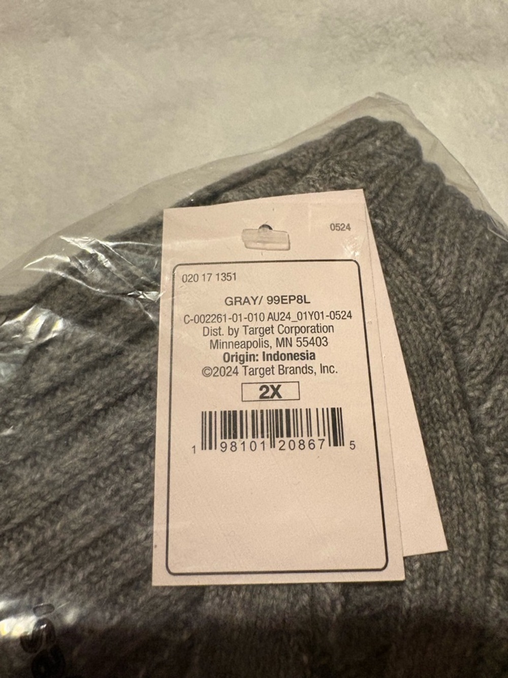 Auden Ribbed Knit Tank Top - Gray - Picture 8 of 9